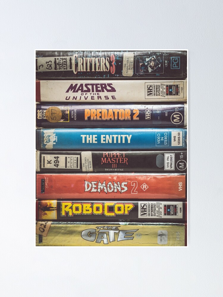 VHS Retro Rentals PRINT - | Poster