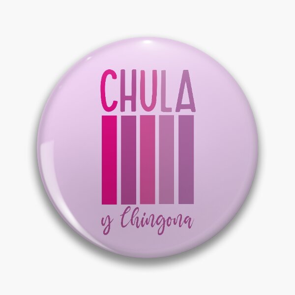 Item preview, Chula y chingona feminist purple retro chicana pride mexican slang designed and sold by T-Mex.