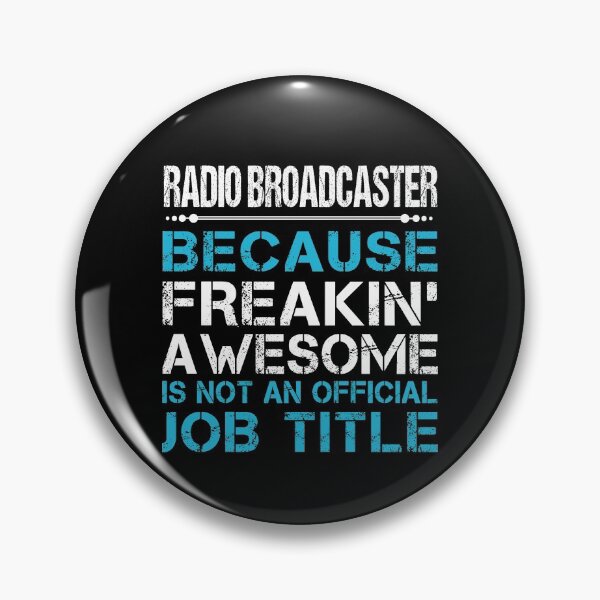 Item preview, Radio Broadcaster T Shirt - Freaking Awesome Gift Item Tee designed and sold by eaneyjulie.