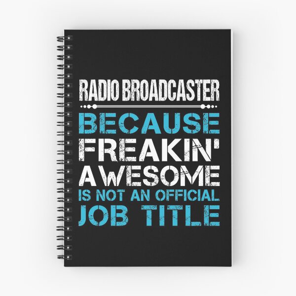 Item preview, Radio Broadcaster T Shirt - Freaking Awesome Gift Item Tee designed and sold by eaneyjulie.