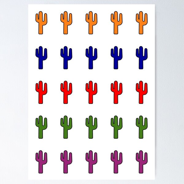Item preview, Colorful Cactus II designed and sold by AlyaShop24.