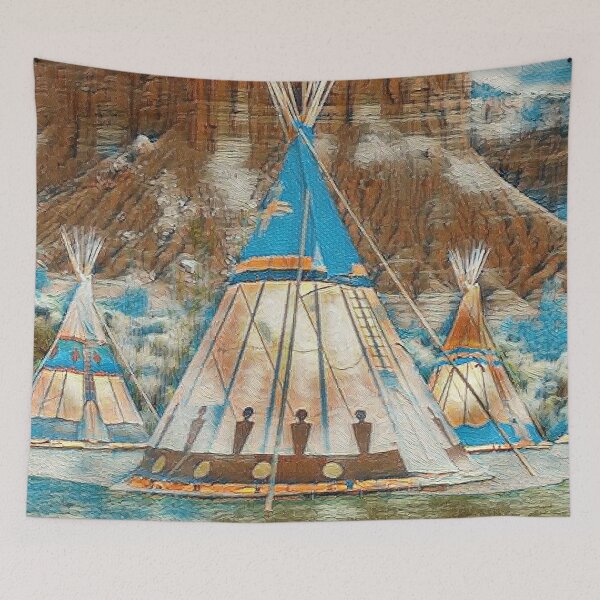 Item preview, GALATHI Teepee - Brown Indian Tents - Outdoors designed and sold by Galathi Designs.