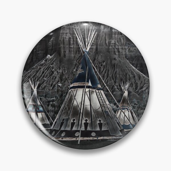 Item preview, GALATHI Teepee - Black Indian Tents - Outdoors designed and sold by Galathi Designs.