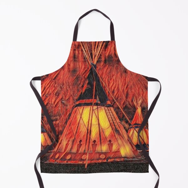 Item preview, GALATHI Teepee - Flames Indian Tents - Outdoors designed and sold by Galathi Designs.