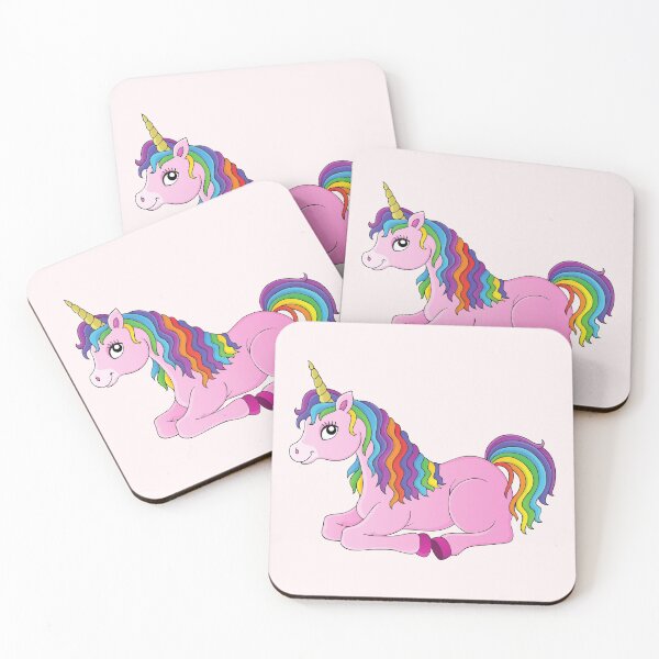 Item preview, Cute pink purple unicorn rainbow designed and sold by Dear-Ashlin.