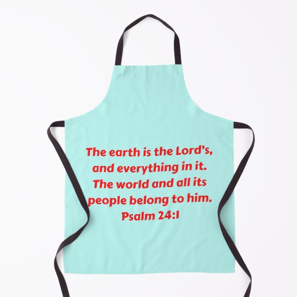 Aperçu de l'œuvre Bible Verse Psalm 24:1 créée et vendue par Prayingwarrior.
