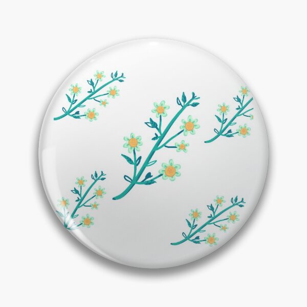 Item preview,  Blue and yellow watercolor sampaguita flowers pack on white background  designed and sold by Amalzaki.