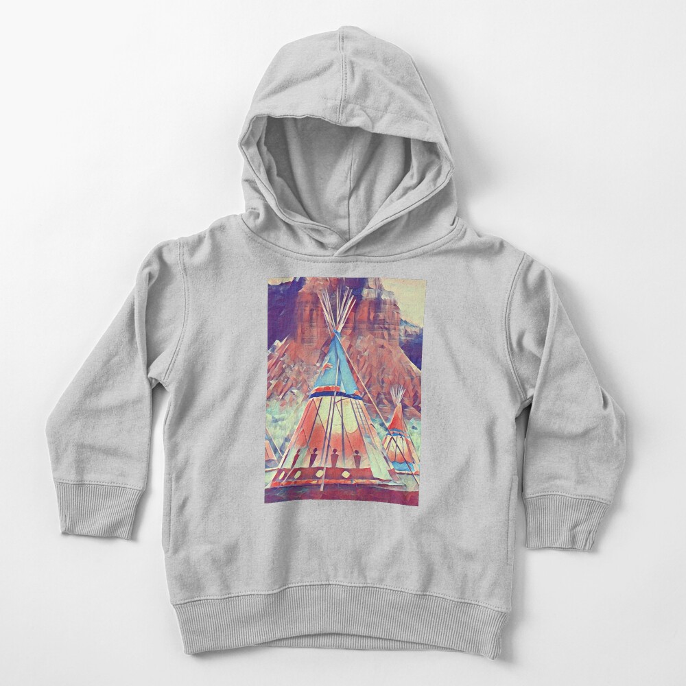 GALATHI Teepee - Painting Indian Tents - Outdoors Toddler Pullover Hoodie