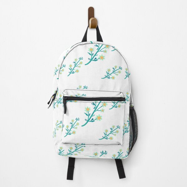 Item preview,  Blue and yellow watercolor sampaguita flowers pack on white background  designed and sold by Amalzaki.