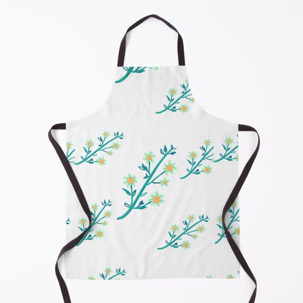 Item preview, Blue and yellow watercolor sampaguita flowers pack on white background designed and sold by Amalzaki.