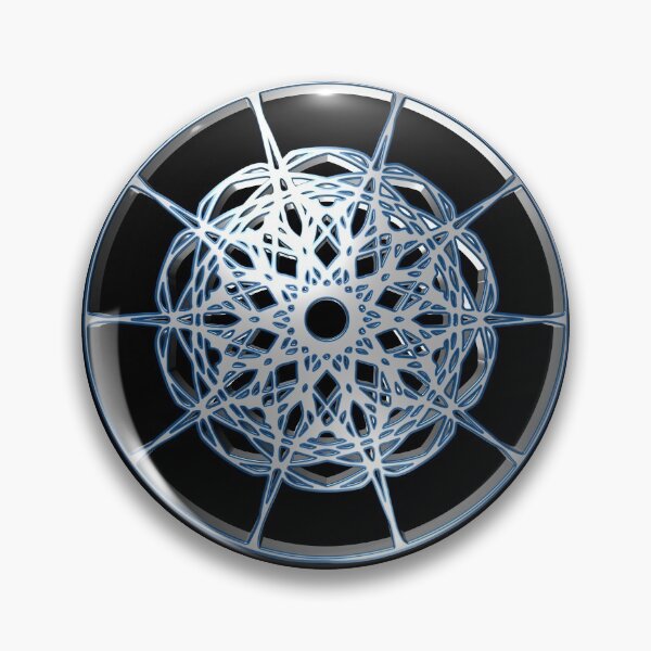 Item preview, Zen Mandala Silver 3D Sprocket designed and sold by toddbrooney.