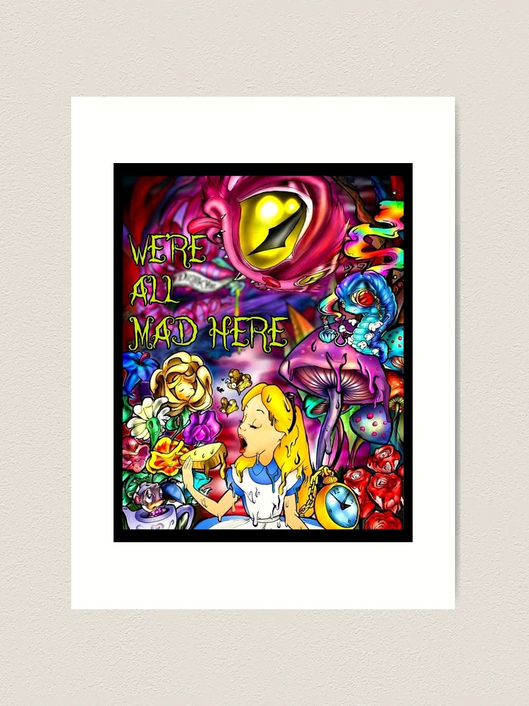 アート・デザイン・音楽 Wonderland Alice on Screen Frame ART TV 4K Whimsical Alice in Wonderland Art | Fantasy