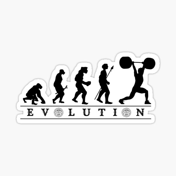 funny-weightlifting-evolution-overhead-press-sticker-for-sale-by