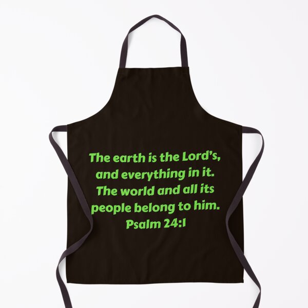 Artikelvorschau, Bible Verse Psalm 24:1 entworfen und verkauft von Prayingwarrior.