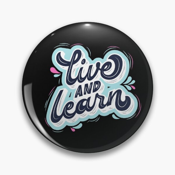 Item preview, Vintage Live and Learn Decorative Typography designed and sold by garniturex.