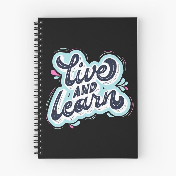 Item preview, Vintage Live and Learn Decorative Typography designed and sold by garniturex.