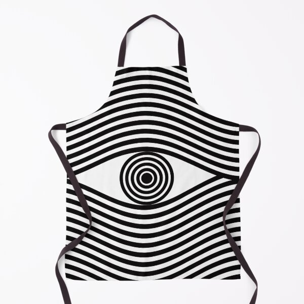 Item preview, Abstract artistic eye with wavy line pattern fashionable  designed and sold by KARTICK DUTTA.