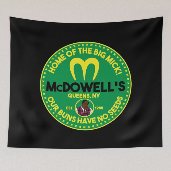 Aperçu de l'œuvre T-shirt Films des années 80Logo McDowells créée et vendue par GamBian.