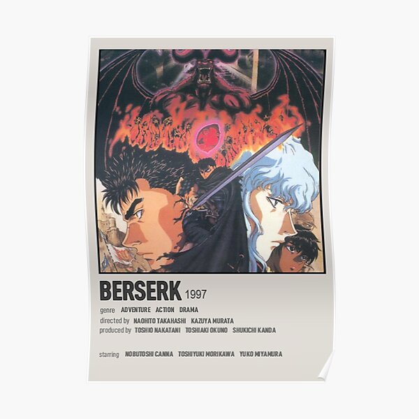 Affiche minimaliste Berserker Poster