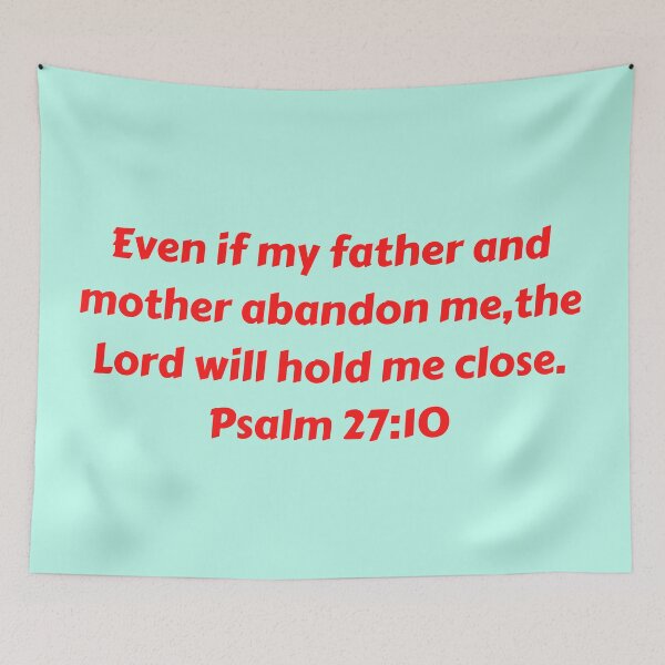 Item preview, Bible Verse Psalm 27:10 designed and sold by Prayingwarrior.