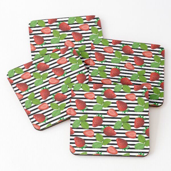 Item preview, Strawberry seamless pattern designed and sold by Dear-Ashlin.
