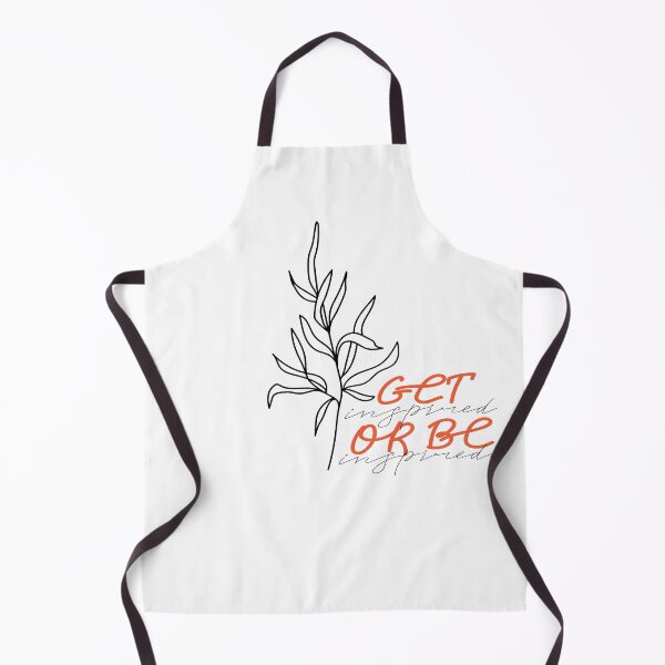 Item preview, One line leaves. Sogan design "Get inspired or be inspired". designed and sold by CoCoArt-Ua.