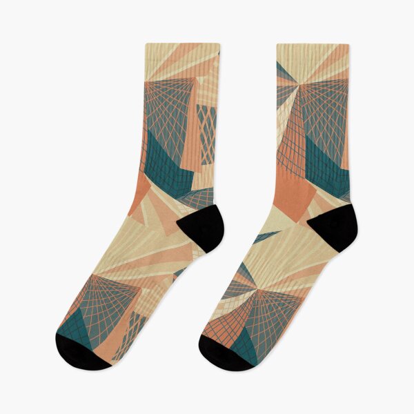 Item preview, Geometric Patchwork Pattern - Retro Summer  designed and sold by Squarebird.