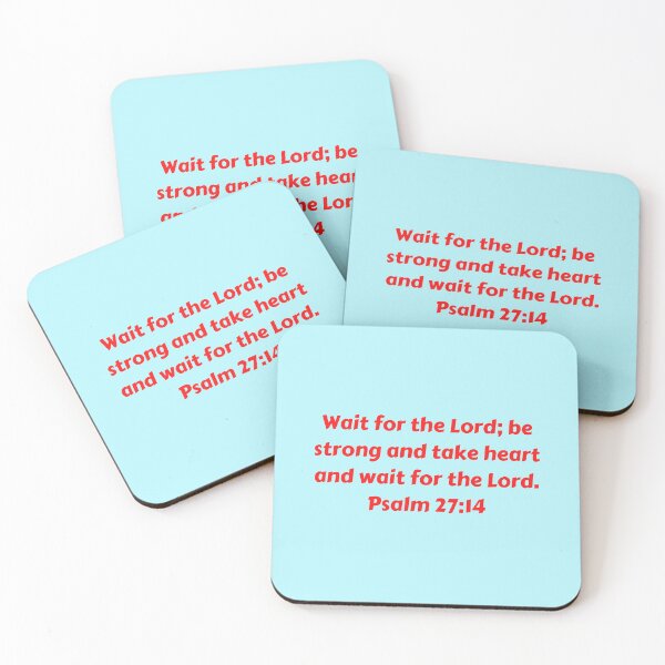 Item preview, Bible Verse Psalm 27:14 designed and sold by Prayingwarrior.