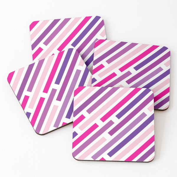 Item preview, Multi colored diagonal striped pattern designed and sold by BLMcreations.