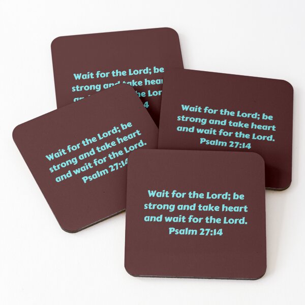 Item preview, Bible Verse Psalm 27:14 designed and sold by Prayingwarrior.