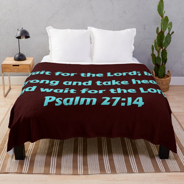 Item preview, Bible Verse Psalm 27:14 designed and sold by Prayingwarrior.