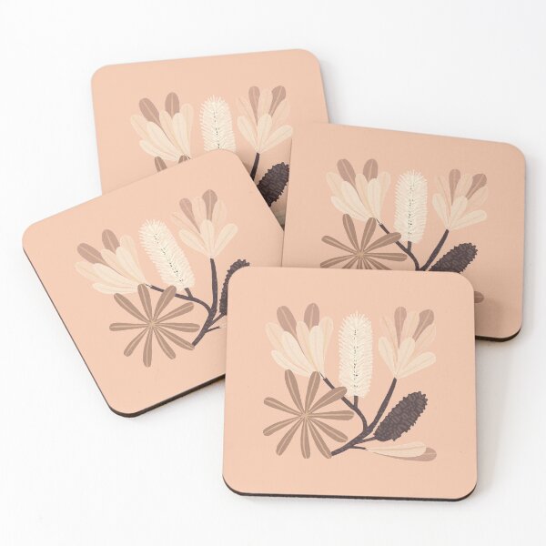 Item preview, Australian Bottlebrush in Blush Colour Palette designed and sold by CircusCreative.