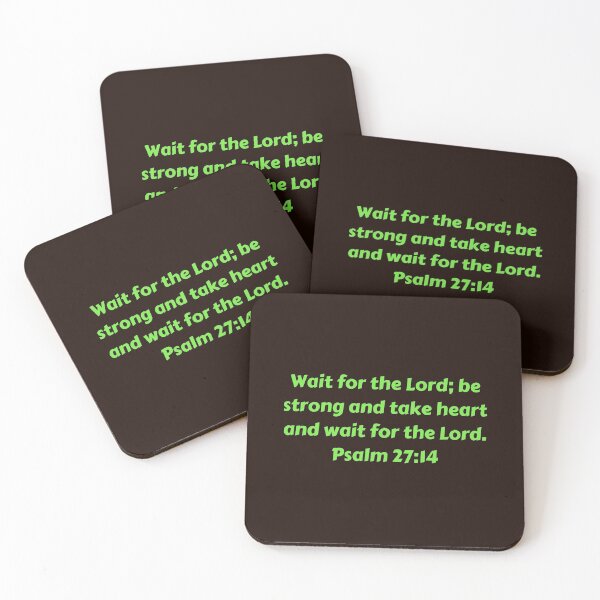 Item preview, Bible Verse Psalm 27:14 designed and sold by Prayingwarrior.