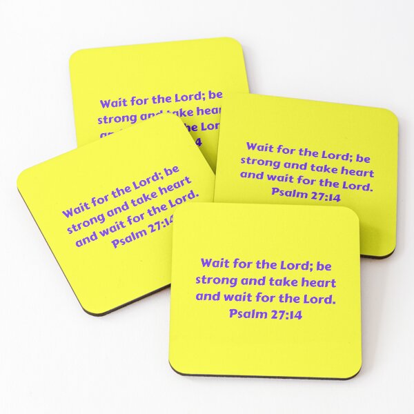 Item preview, Bible Verse Psalm 27:14 designed and sold by Prayingwarrior.