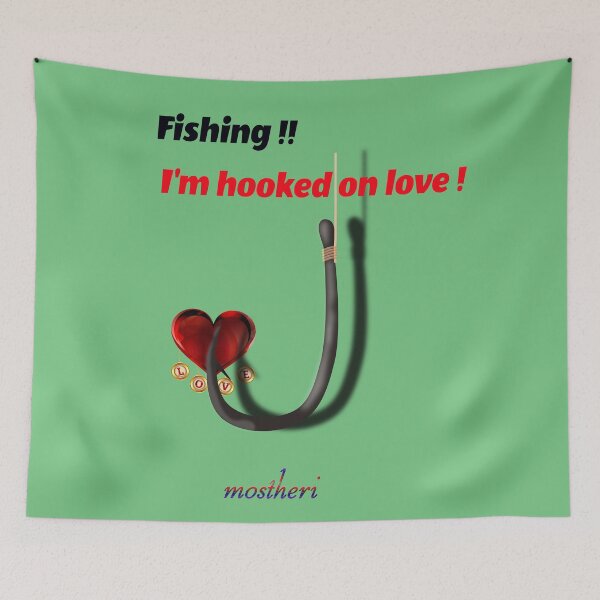 Item preview, Fishing !! I'm hooked on love ! designed and sold by mostheristore.
