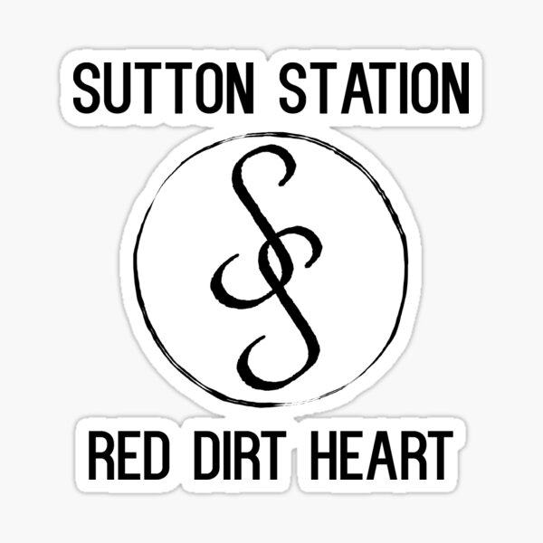 Sutton Station branding logo Sticker