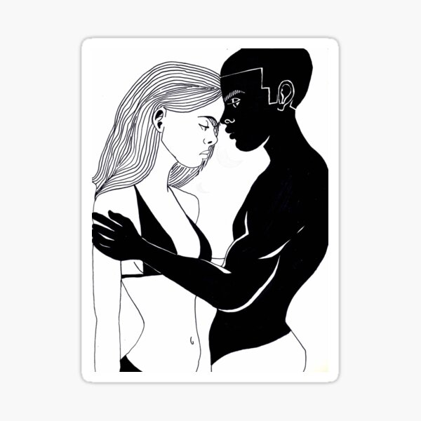 Mixed Couple Stickers Redbubble