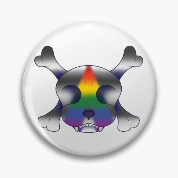 Item preview, LGBTQ+ ally Dog Skull designed and sold by Aces-Place.