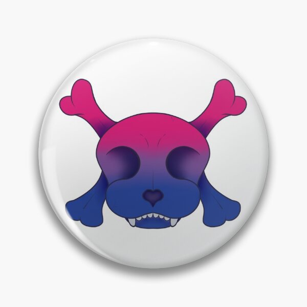 Item preview, Bisexual Dog Skull designed and sold by Aces-Place.