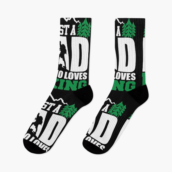 Item preview, Just A Dad Who Loves Hiking | Hike Nature Trails designed and sold by GravitiTees.