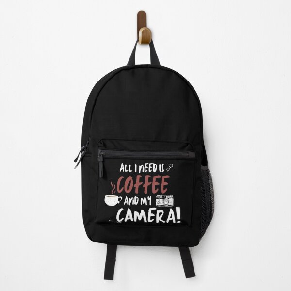 Item preview, All I Need Is Coffee And My Camera Coffee Lover designed and sold by Amovar.