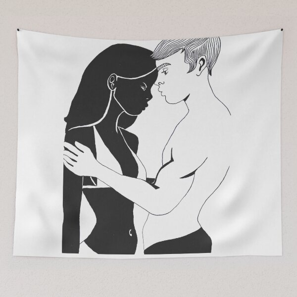 Item preview, Interracial Love Story II designed and sold by FindingFreebird.