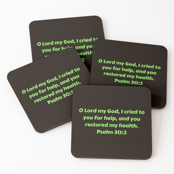 Aperçu de l'œuvre Bible Verse Psalm 30:2 créée et vendue par Prayingwarrior.