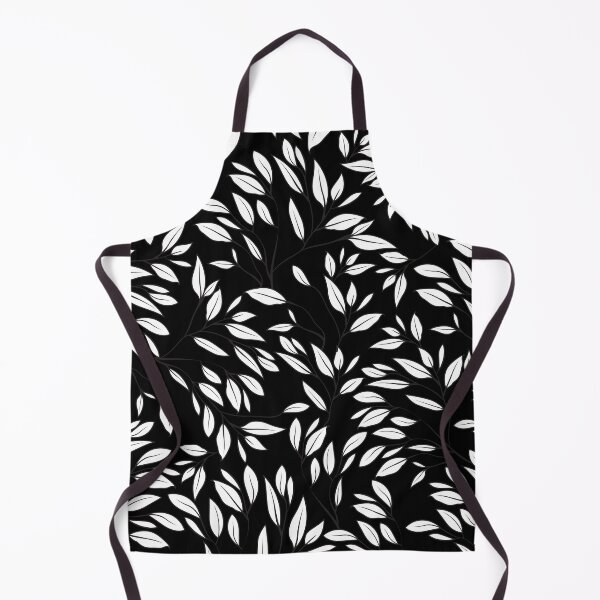 Item preview, Black white seamless floral pattern designed and sold by Dear-Ashlin.