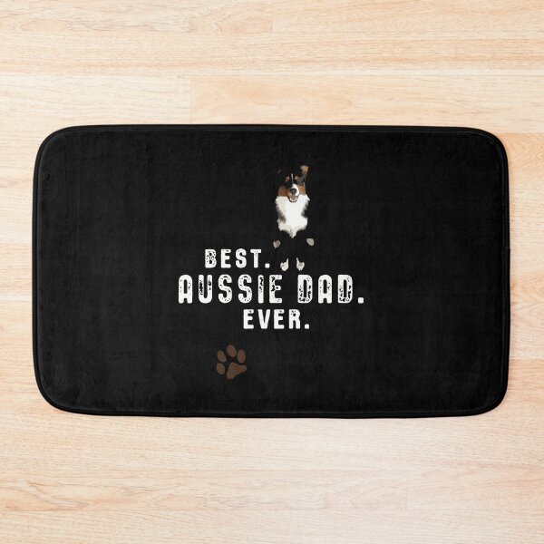 Item preview, Australian Shepherd Best Aussie Dad Ever Gift designed and sold by leinabrown.