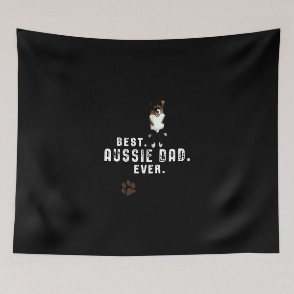 Item preview, Australian Shepherd Best Aussie Dad Ever Gift designed and sold by leinabrown.