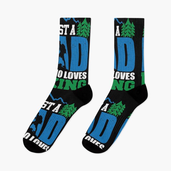 Item preview, Just A Dad Who Loves Hiking | Hike In Mountains designed and sold by GravitiTees.