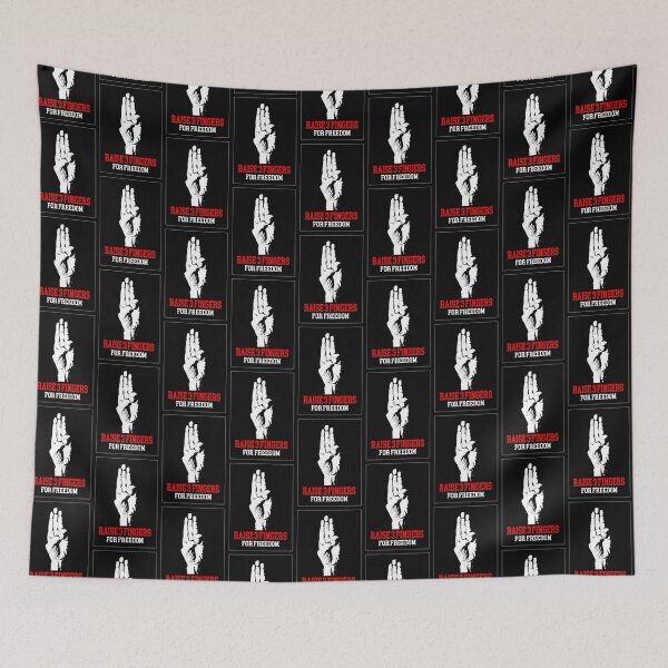 Item preview, Levanta 3 dedos por la libertad designed and sold by Tharin2021.