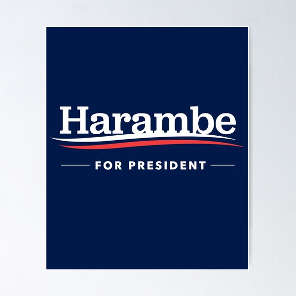 Item preview, Harambe For President T-Shirt designed and sold by Yipptee Shirts.