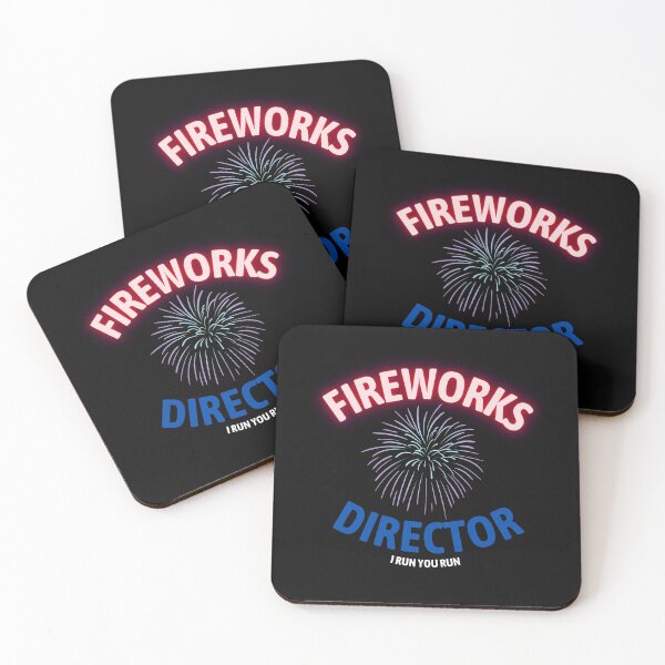 Item preview, Fireworks Director I Run You Run 4th Of July Black designed and sold by Amovar.